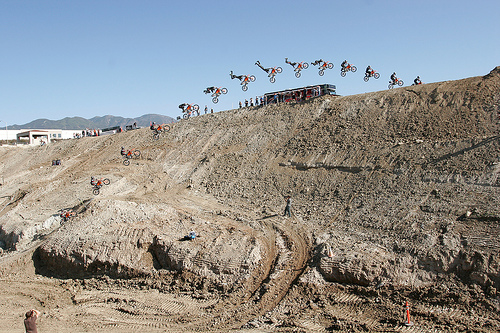 Renner huge natural terrain jump