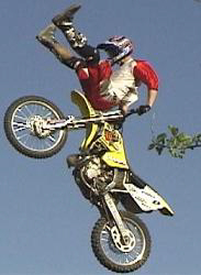 Cody Elkins doea a starfish, a variation of the bar hop.